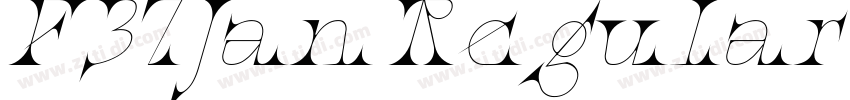 F37JanRegular Itali字体转换